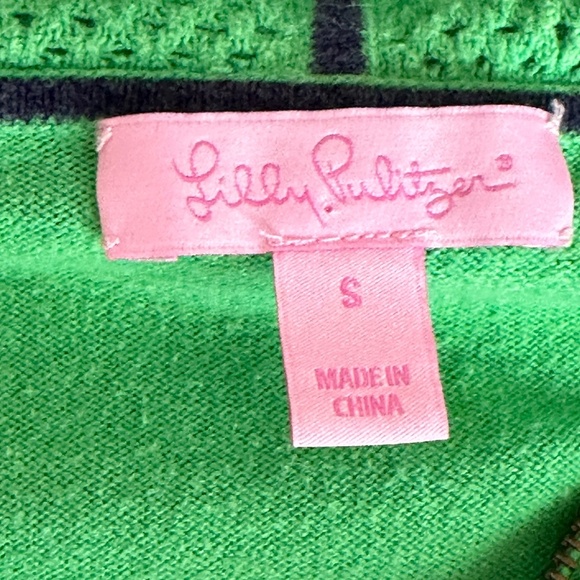 Rare Vintage Lilly Pulitzer Josephine Giraffe Zip Up Hoodie Sweater Size Small S - Picture 7 of 8